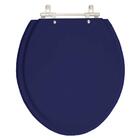 Assento Sanitário Poliester Azul Cobalto Convencional
