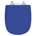 Assento Sanitário Poliester Azul Dona Beja Para Vaso Santa Cl