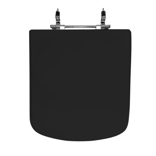 Assento Sanitário Poliéster Bali Incepa Aço Preto