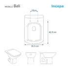 Assento Sanitario Poliester Bali Vermelho Translucido Para Va