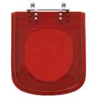 Assento Sanitario Poliester Bali Vermelho Translucido Para Va