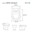 Assento Sanitario Poliester Belle Epoque Creme (bege Claro) P