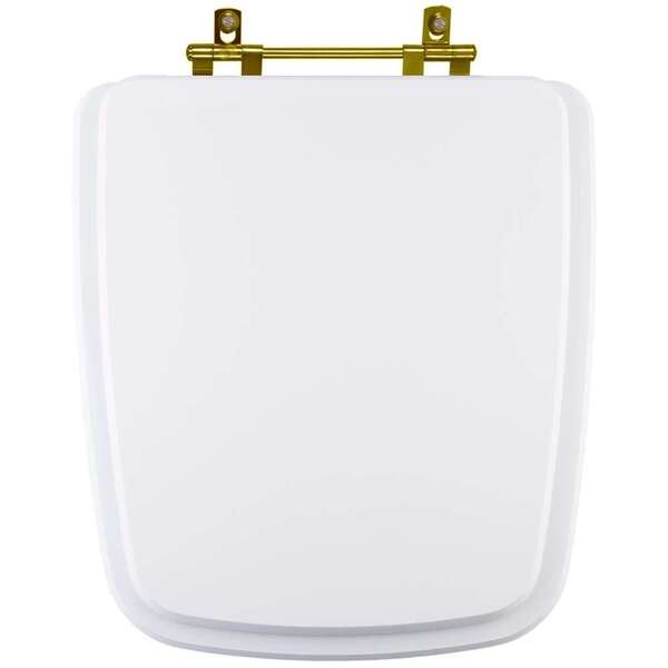 Assento Sanitário Poliéster Boss Branco Para Vaso Incepa Com