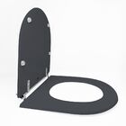 Assento Sanitário Poliéster Calypso Incepa Aço Amber Cris