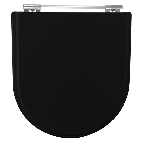 Assento Sanitario Poliester Calypso Preto Para Vaso Incepa