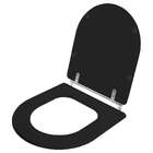 Assento Sanitario Poliester Calypso Preto Para Vaso Incepa