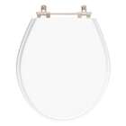 Assento Sanitário Poliéster Carina Branco Para Vaso Ideal Sta