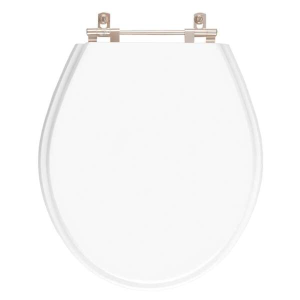 Assento Sanitário Poliéster Carina Branco Para Vaso Ideal Sta