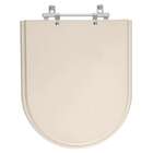 Assento Sanitario Poliester Carrara Amendoa Para Vaso Deca