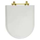 Assento Sanitario Poliester Carrara Cinza Real Para Vaso Deca