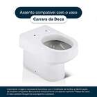 Assento Sanitario Poliester Carrara Creme Para Vaso Deca