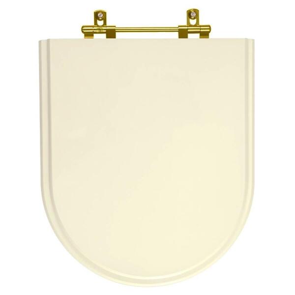 Assento Sanitário Poliéster Carrara Creme Para Vaso Deca Com