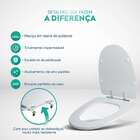 Assento Sanitario Poliester Century Cinza Para Vaso Deca