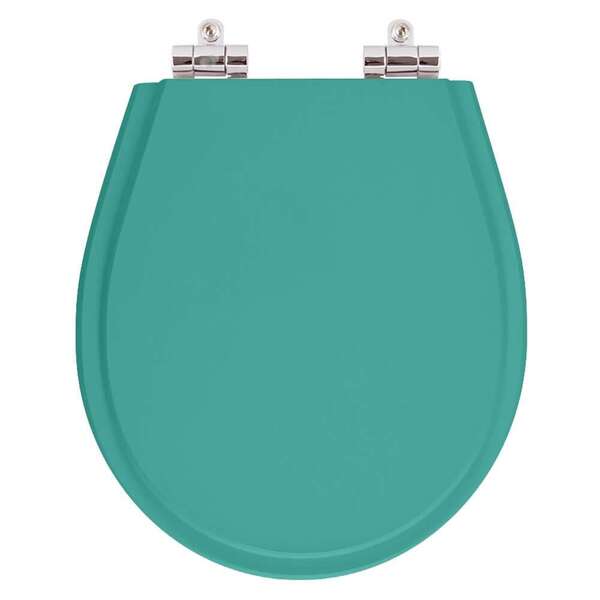 Assento Sanitario Poliester Com Amortecedor Avalon Aquamarine