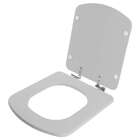 Assento Sanitario Poliester Com Amortecedor Bali Cinza Platin