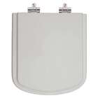 Assento Sanitario Poliester Com Amortecedor Bali Cinza Platin