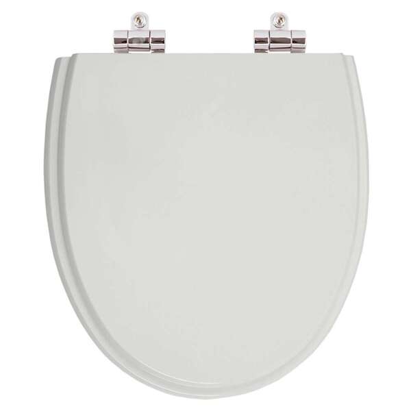 Assento Sanitario Poliester Com Amortecedor Eros Cinza Platin