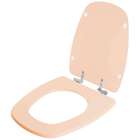 Assento Sanitario Poliester Com Amortecedor Monte Carlo Rosa