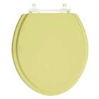 Assento Sanitario Poliéster Convencional Oval Bege Saara Para