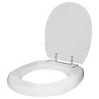 Assento Sanitário Poliéster De Ville Branco Para Vaso Deca