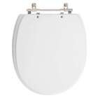 Assento Sanitário Poliéster De Ville Branco Para Vaso Deca