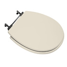 Assento Sanitário Poliéster De Ville Deca Aço Creme