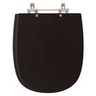 Assento Sanitario Poliester Dona Beja Preto Vaso Santa Clara