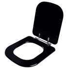 Assento Sanitário Poliéster Elite Preto Para Vaso Celite
