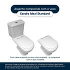 Assento Sanitário Poliester Ezedra Amendoa Para Vaso Ideal St