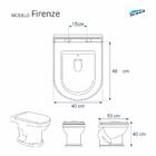 Assento Sanitario Poliester Firenze Preto Para Vaso Icasa