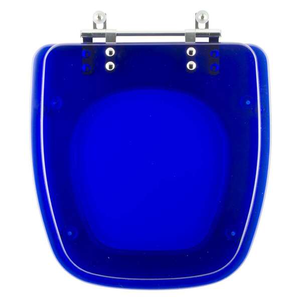 Assento Sanitário Poliester Fit Azul Translucido Para Vaso Ce