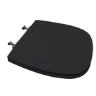 Assento Sanitário Poliéster Fit Celite Aço Preto