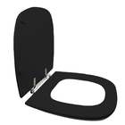 Assento Sanitário Poliéster Fit Celite Aço Preto