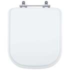 Assento Sanitário Poliéster Gap Branco Para Vaso Roca 1.6gpf