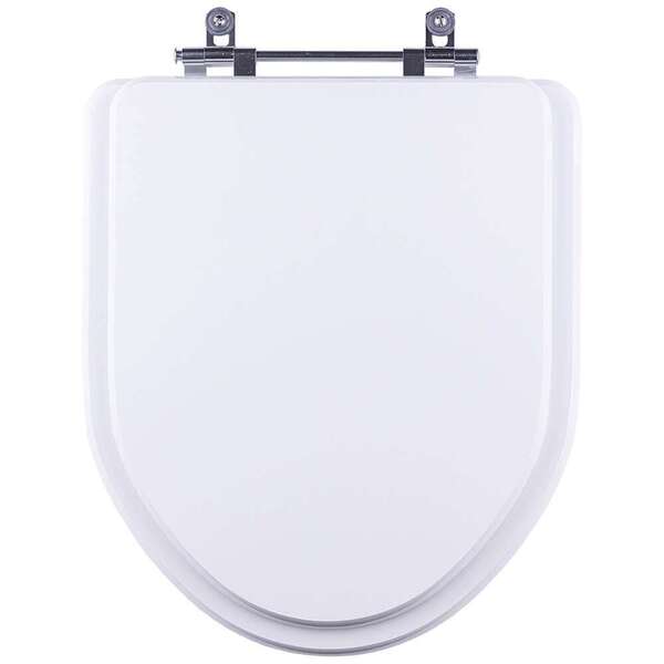 Assento Sanitário Poliéster Gunna Branco Para Vaso Eternit