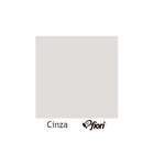 Assento Sanitario Poliester Jasmim Cinza Claro Vaso Fiori