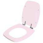Assento Sanitário Poliester Laguna Rose Para Vaso Hervy
