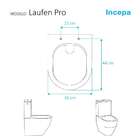 Assento Sanitário Poliéster Laufen Pro Branco Para Vaso Incepa