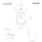 Assento Sanitário Poliéster Lift Branco Para Vaso Docol 6lpf