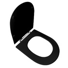 Assento Sanitário Poliéster Luna/luna Speciale Icasa Aço Preto