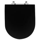 Assento Sanitário Poliéster Luxo Link Lk Ebano Fosco Para Vas