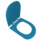 Assento Sanitário Poliéster Mondiale Celite Aço Azul Mineral