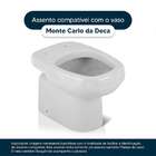 Assento Sanitário Poliéster Monte Carlo Creme Para Vaso Deca