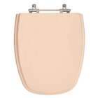 Assento Sanitario Poliester Monte Carlo Rosa Floral Para Vaso