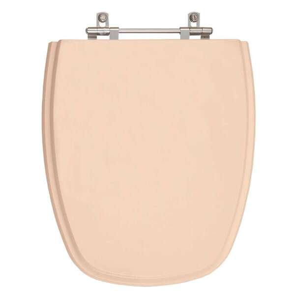 Assento Sanitario Poliester Monte Carlo Rosa Floral Para Vaso