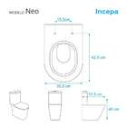 Assento Sanitário Poliéster Neo Branco Para Vaso Incepa 6lpf