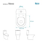 Assento Sanitário Poliéster Nexo Roca Slow Close Cromado Stone