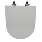 Assento Sanitário Poliéster Nexo Roca Super Luxo Cromado Stone