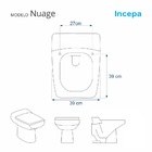 Assento Sanitario Poliester Nuage Coral Para Vaso Incepa