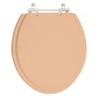 Assento Sanitário Poliéster Oval Pêssego